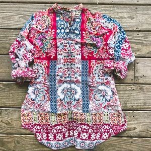 Johnny Was Button-down Blouse